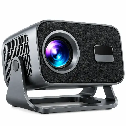A10 Smart Projector – 4K Supported, Android 13, Wi-Fi 6, Bluetooth 5.0, Auto Keystone & Electronic Focus