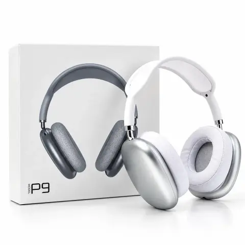 P9 Wireless Bluetooth Headphones – Bluetooth 5.0, 40mm Dynamic Drivers, Built-in Mic, Up to 10H Playtime & Foldable Design