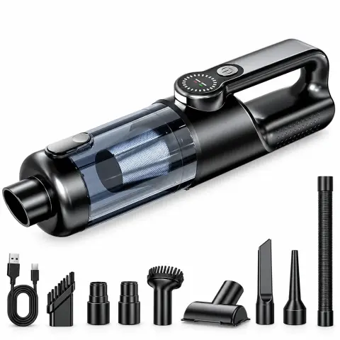 SUITU ST-126 Plus Car Vacuum Cleaner – Heavy-Duty Cordless Handheld Vacuum, Type-C Charging for Car & Home