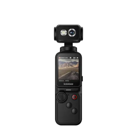 Kalobee Pocket 4 Handheld Camera – 2K Ultra HD, 300° Rotating Camera, Autofocus, Wi-Fi & 1.69″ Display
