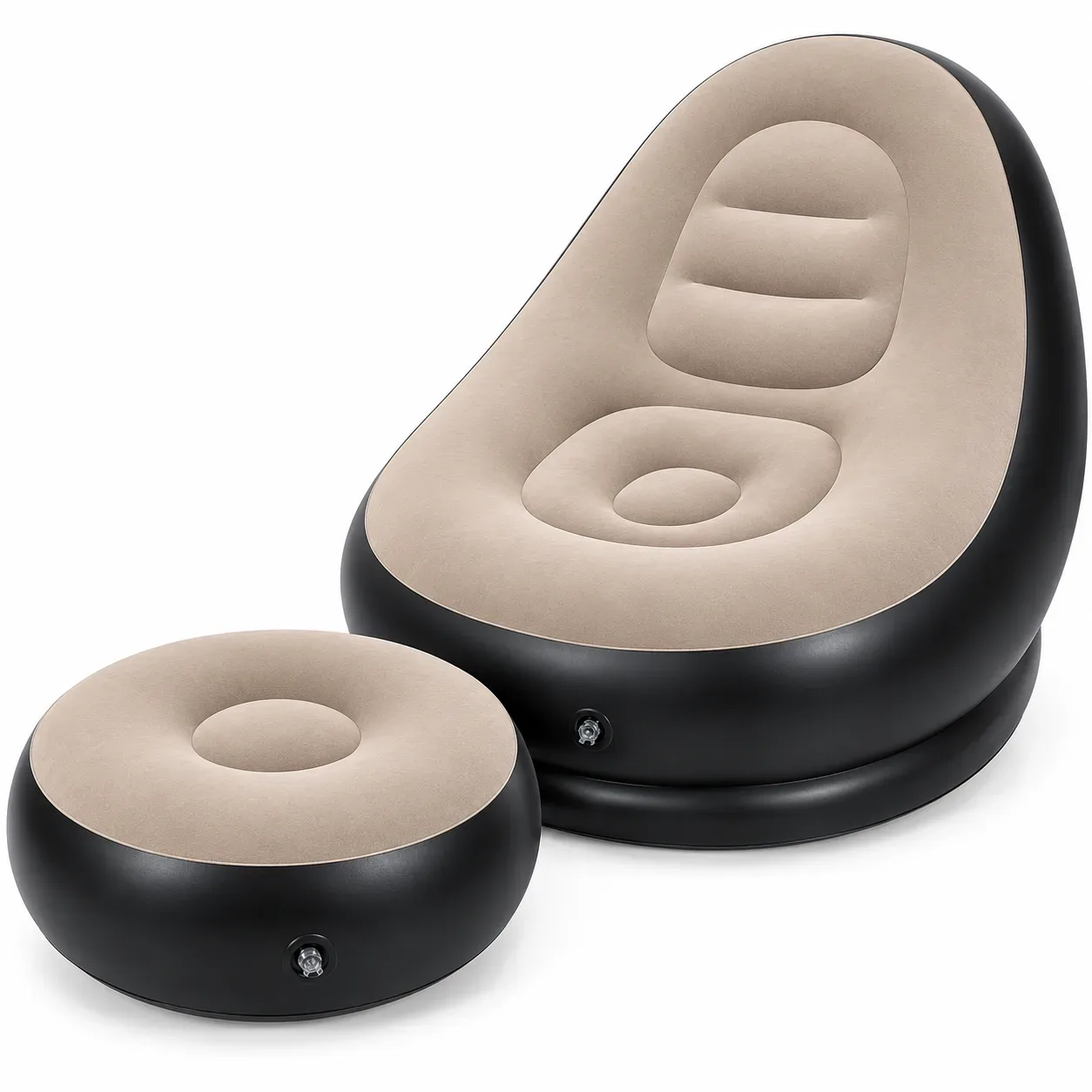 Inflatable Sofa Chair – Single Seater Portable Air Lounge Chair, 125×105×100cm, Comfortable Indoor & Outdoor Seating