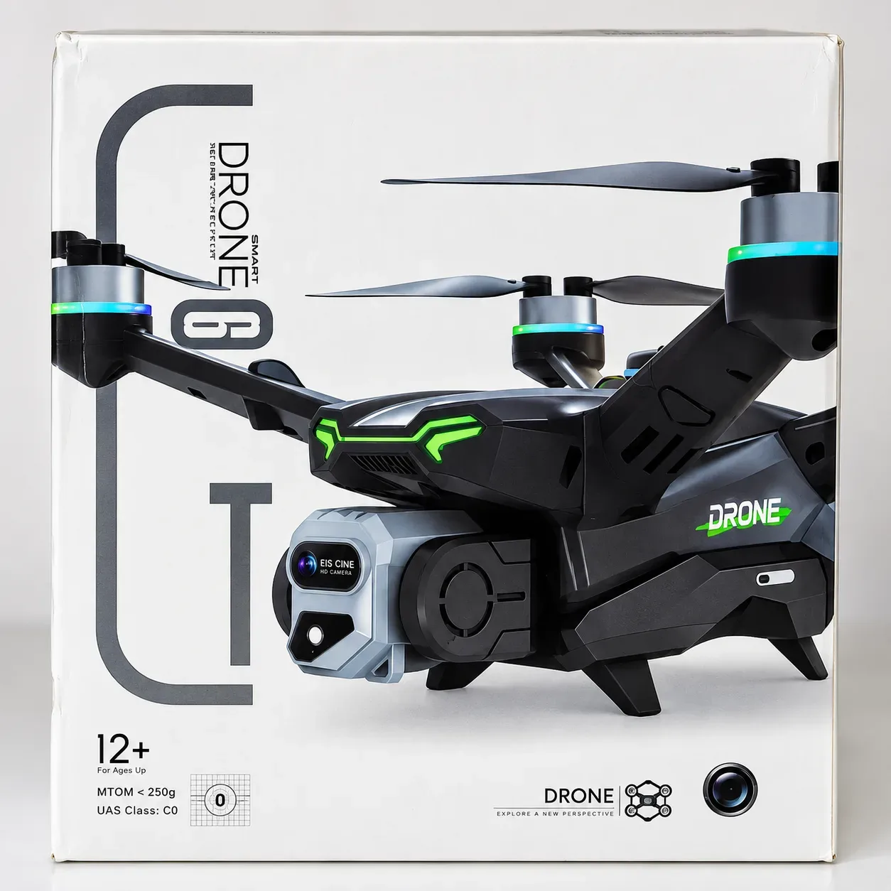 GT6 Smart Drone with Brushless Motors โ Obstacle Avoidance, Optical Flow Hover, Gesture Control, App Control & Aerial Camera