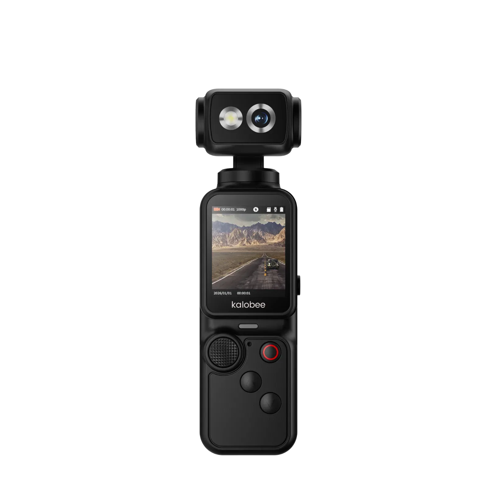 Kalobee Pocket 4 Handheld Camera – 2K Ultra HD, 300° Rotating Camera, Autofocus, Wi-Fi & 1.69″ Display