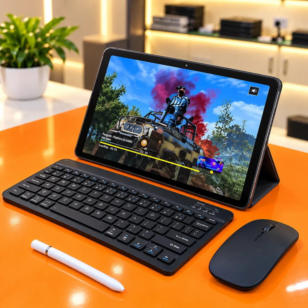 Panco TAB 17 Pro Max 10.1-inch Android 14 Tablet – 8GB RAM, 128GB Storage, Dual SIM 4G, 5000mAh Battery, 18W Fast Charging with Keyboard & Mouse