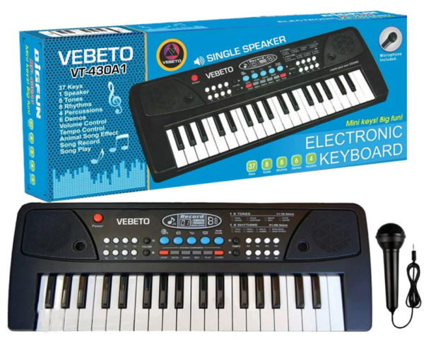 Kids Piano with Mic